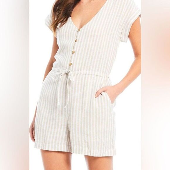 Sanctuary Leo Soft Short Sleeve Romper Size Large - Picture 1 of 8